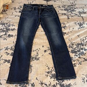 Buckle/Daytrip Women's Dark Blue Straight-Leg Jeans